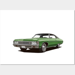 70s Chevrolet Impala Posters and Art